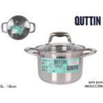 OLLA ACERO INDUCCION 18CM CON TAPA NEW CAESAR