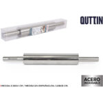 RODILLO AMASAR INOX 5.08X25CM QUTTIN