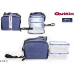 FUNDA TERMICA 2 FIAMBRERA RECTANGULAR JEANS 1L QUTTIN