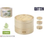 VAPORERA BAMBU - 2 PISOS 2321X15,5CM QUTTIN