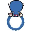 MORDEDOR PARA PERRO AVENGERS CAPITAN AMERICA BLUE - Imagen 3