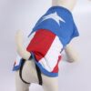 CAMISETA PARA PERRO SINGLE JERSEY AVENGERS CAPITAN AMERICA BLUE - Imagen 4