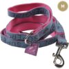CORREA PARA PERROS M SUPERMAN PINK