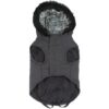 ABRIGO ACOLCHADO PARA PERRO XS ACDC GRAY - Imagen 3