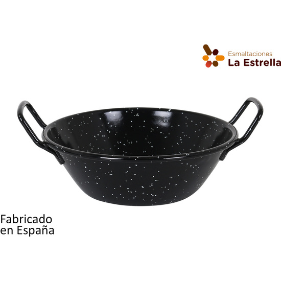 PAELLERA HONDA BORDONADA 20CM-1,4L JASPEADA