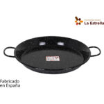 PAELLERA VALENCIANA 34CM JASPEADA