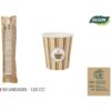 SET-50 VASO CARTON CAFE 120CC ALGON - Imagen 2