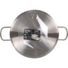 CACEROLA BAJA+TAP.AC IND.26CM/0.8MM/3.1L QT-HOTEL - Imagen 3