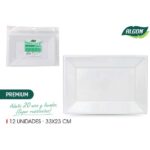 SET-12 BANDEJA REC.PLAST.PREM.33X23 ALGON