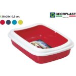 CAMA GATO PLÁSTICO JUNIOR 38X28CM - COLORES SURTIDOS
