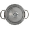 CACEROLA 22CM ACERO IND. C/T HERMES QT - Imagen 3