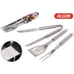 SET 3 ACCESORIOS BBQ CR SILVER PRIVILEGE