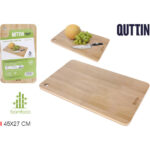 TABLA PARA CORTAR DE MADERA 45X27CM BAMBÚ QUTTIN