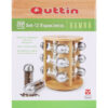 SET 12 ESPECIEROS SOPORTE BAMBU QUTTIN - Imagen 2
