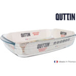 FUENTE VIDRIO RECTANGULAR 39X24CM QUTTIN