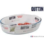 FUENTE VIDRIO OVAL 26X18CM/1,8L QUTTIN