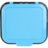CUBO BASURA COVERLINE 44L NEGRO/TAPA AZUL - Imagen 4