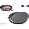 MOLDE TARTAS DESMON.24X2.8CM RED.DG QUTTIN