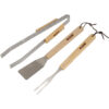SET 3 ACCESORIOS BBQ MANGO MADERA ALGON - Imagen 2