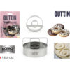 MOLDE PARA DONUTS ACERO QUTTIN