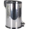 CUBO BASURA METAL C/PEDAL 12LTS CONFORTIME - Imagen 3