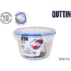 FIAMBRERA HONDA REDONDA 20.5X20.5X13CM C/VAL.QUTTIN