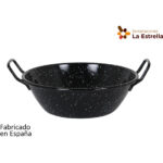 PAELLERA HONDA BORDONADA 24CM-2,5L JASPEADA