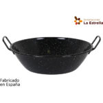 PAELLERA HONDA BORDONADA 34CM-6,3L JASPEADA