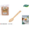 SET-50 CUCHARA CAFE MADERA 13.8CM ALGON - Imagen 4