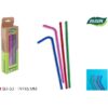 SET-50 PAJITAS CARTON COLORES 197X6MM ALGON