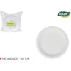SET-100 PLATO CARTON RED.L/SOJA 20CM ALGON - Imagen 2