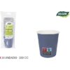 SET-24 VASO CARTON AZUL 200CC ALGON - Imagen 2