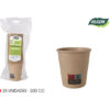 SET-25 VASO CARTON KRAFT 200CC ALGON - Imagen 2