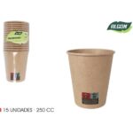 SET-15 VASO CARTON KRAFT 250CC ALGON