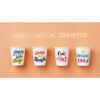 SET-20 VASO CARTON CHUPITO FRA.50CC ALGON - Imagen 3