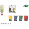 SET-20 VASO CARTON CHUPITO COL.50CC ALGON