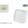 SET-100 PLATO CARTON CUAD. L/SOJA 23CM ALGON - Imagen 2