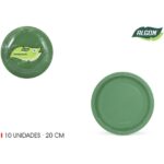 SET-10 PLATO CARTON VERDE SOJA 20CM ALGON