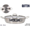 CACEROLA BAJA+TAP.AC IND.30CM/0.8MM/5.3L QT-HOTEL - Imagen 2