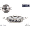 CACEROLA BAJA+TAP.AC IND.24CM/0.8MM/2.2L QT-HOTEL - Imagen 2