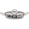 CACEROLA BAJA+TAP.AC IND.24CM/0.8MM/2.2L QT-HOTEL - Imagen 3