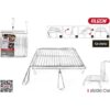 PARRILLA BBQ GIRATORIA CROMADA45X50 ALGON BBQ - Imagen 2