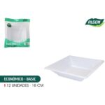 SET-12 PLATO H/CUAD. PLAST.ECO. 18C ALGON