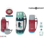 TERMO PLAST. C/TAZA 0.65L THERMOSPORT