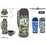 TERMO PLAST. C/TAZA 1,80L CAMUFLAJE THERMOSPORT