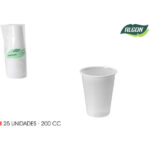 SET-25 VASO BLANCO 200CC ALGON