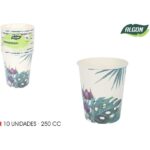 SET-10 VASO CARTON TROPIC 250CC ALGON