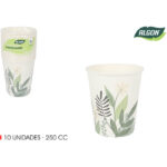 SET-10 VASO CARTON FLORA 250CC ALGON