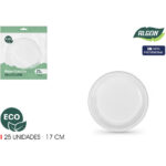 SET-25 PLATO RED. PLAST. ECO. 17CM ALGON