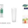 SET-6 VASO TUBO PP 300ML ALGON - Imagen 2